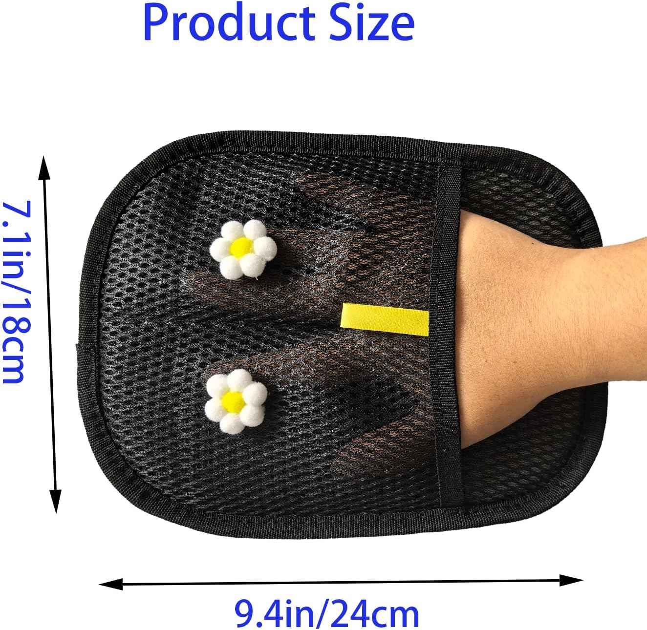 Extra Large Thickened Pet Hair Removal Glove for Dogs & Cats, Upgraded Reusable Electrostatic Pet Grooming Magic Glove with Cute Design for Furniture, Sofa & Clothes