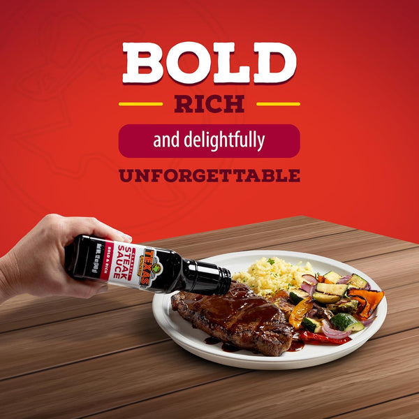 texas roadhouse classic steak sauce 12 oz bottle made with vinegar onion and garlic