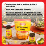 Bragg Premium Nutritional Yeast Seasoning - Vegan, Gluten-Free Parmesan Substitute