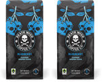 Death Wish Coffee Dark Roast Ground Coffee, 16 oz, Organic, Fair Trade, Bold, Smooth, Low Acidity