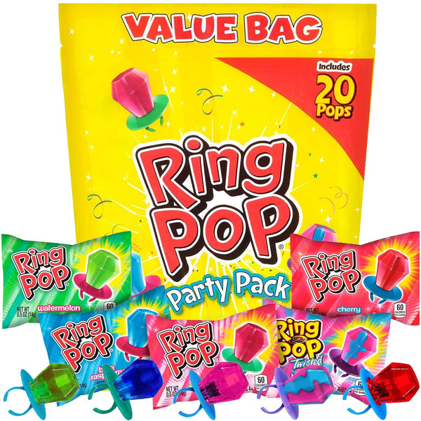 Bulk candy variety pack with assorted flavors and individually wrapped lollipops