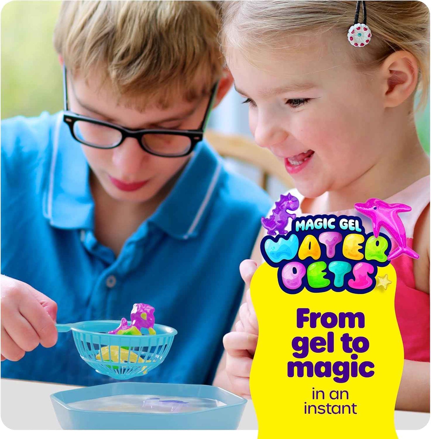 Dan&Darci Aqua Fairy Water Gel Kit for Kids - Magic Elf Toy Kits - Waters Pets - DIY Squishy Maker Set - Craft for Kids - Make Your Own Squishies Toys Crafts for Boys & Girls