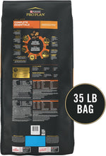 Purina Pro Plan Complete Essentials Shredded Blend Chicken and Rice Dog Food Dry Formula with Probiotics, 35 lb, Chicken First Ingredient