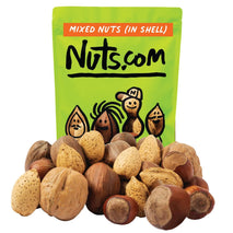 Mixed Nuts in Shell, 3 lb Bag, Natural, Includes Walnuts, Hazelnuts, Pecans, Almonds