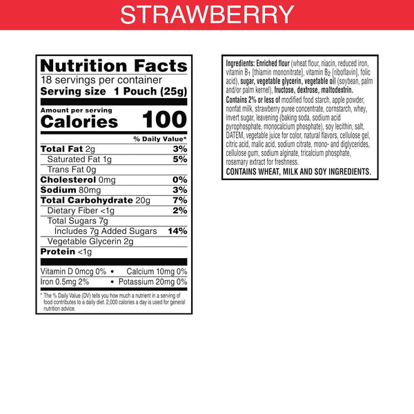 Special K Bar Pastry Crisps, 100 Calories, Breakfast Bars, Value Size, Strawberry, 15.84oz Box
