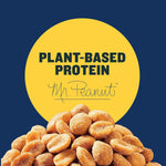 planters honey roasted peanuts 16oz jar dry roasted party snack plant-based protein kosher