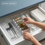 Deep Drawer Organizer Bins for Bathroom, Pantry, Office, and Desk