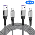 10ft USB C Charging Cable 2Pack for Android Phone Laptop