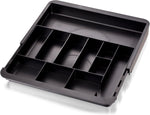Adjustable drawer organizer tray for office and home use