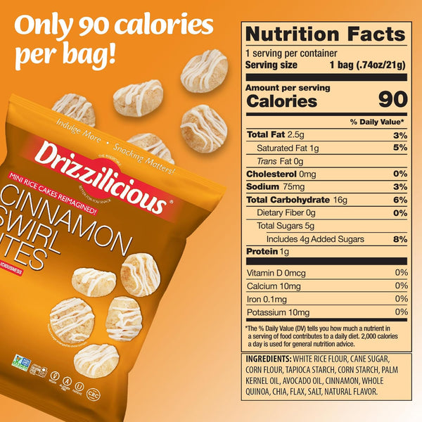 Mini Rice Cakes Variety Pack with Rice Crisps and Flavored Rice Cakes
