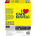 cafe bustelo espresso style dark roast coffee 96 keurig k-cup pods, 4 x 24-count boxes