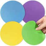 Aixoom Rubber Jar Opener Pads Set of 4, Round Heat-insulated Non-Slip Gripper Pads for Jars, Kitchen Tool for Easy Opening (Circle)
