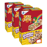 Lucky Charms and Golden Grahams S'mores Cereal Bars Variety Pack 28 Ct 26.7 oz