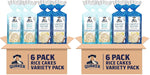 Quaker Large Rice Cakes, 3 Flavor Variety Pack, Gluten Free, 6 Count