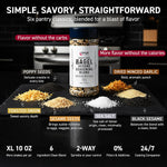 Original Everything Bagel Seasoning Blend Extra Large 10 Ounce Jar with Flip Top Cap