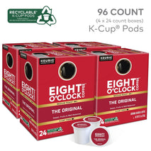 Eight O'Clock Coffee The Original Single-Serve Keurig K-Cup Pods Medium Roast Coffee Pods 96 Count