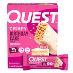 Quest Nutrition Crispy Cookies & Cream Hero Protein Bar, 12 Count, Gluten Free, Keto Friendly