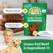 Newman's Own Original Beef Jerky Dog, 25 oz Value Size Bag