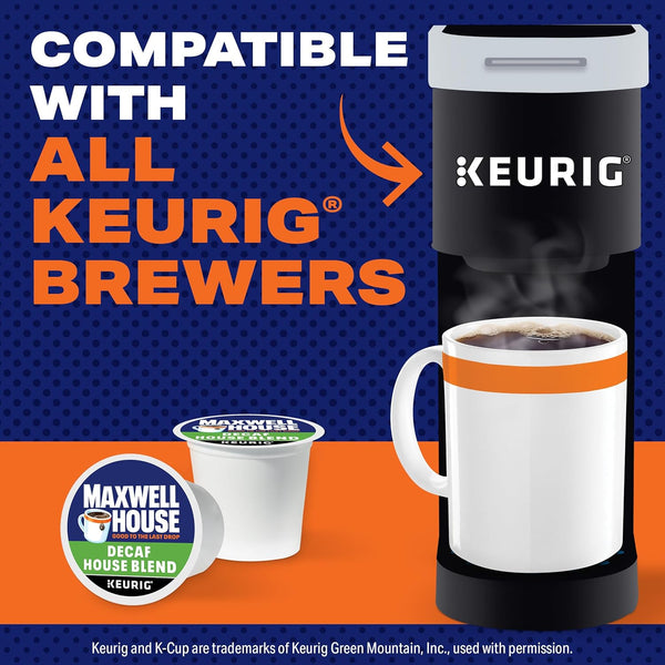 Maxwell House Decaf House Blend Medium Roast K-Cup Coffee Pods, 84-count box