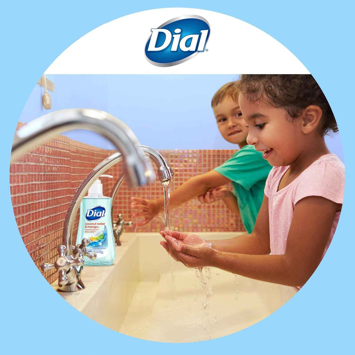 Dial Liquid Hand Soap, Coconut Water & Mango, 7.5 Ounce