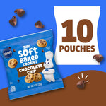 Pillsbury Mini Soft Baked Chocolate Chip Cookies, 10 Count, 10 oz Snack Bags