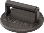 Cuisinart 6.5" Cast Iron Smashed Burger Press for Crispy Smash Burgers