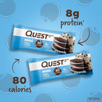 Quest Nutrition Mini Cookies & Cream Protein Bars, 14 Count, Gluten Free