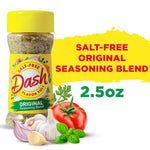 Dash Salt-Free Seasoning Blend Original 2.5 Ounce All-Purpose Kosher Flavor Enhancer