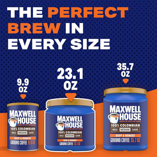 Maxwell House 23.1oz Ground Coffee - 100% Colombian Medium Roast