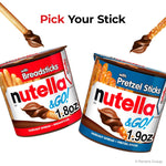 Nutella & Go! Chocolate Hazelnut Spread with Breadsticks, 12 Snack Packs, 1.8 oz Each