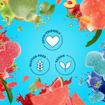 Shameless Snacks Sweet & Sour All-Stars Mixed Bag - Sour Candy & Fruit Snacks, 5 Flavors Per Bag Gummy Candy, Keto Snacks 3g Sugar Gluten Free Vegan for Kids & Adults