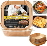 Ninja Foodi Air Fryer Liners, Ninja Air Fryer Liners Disposable, Ninja DZ071 Foodi Ninja Dual Air Fryer Parchment Paper Liners, Rectangular Airfryer Paper Liners, Rectangle 2 Basket Liners