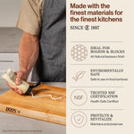 John Boos 5 oz Board Cream for Wood Surface Care with Beeswax and Mineral Oil