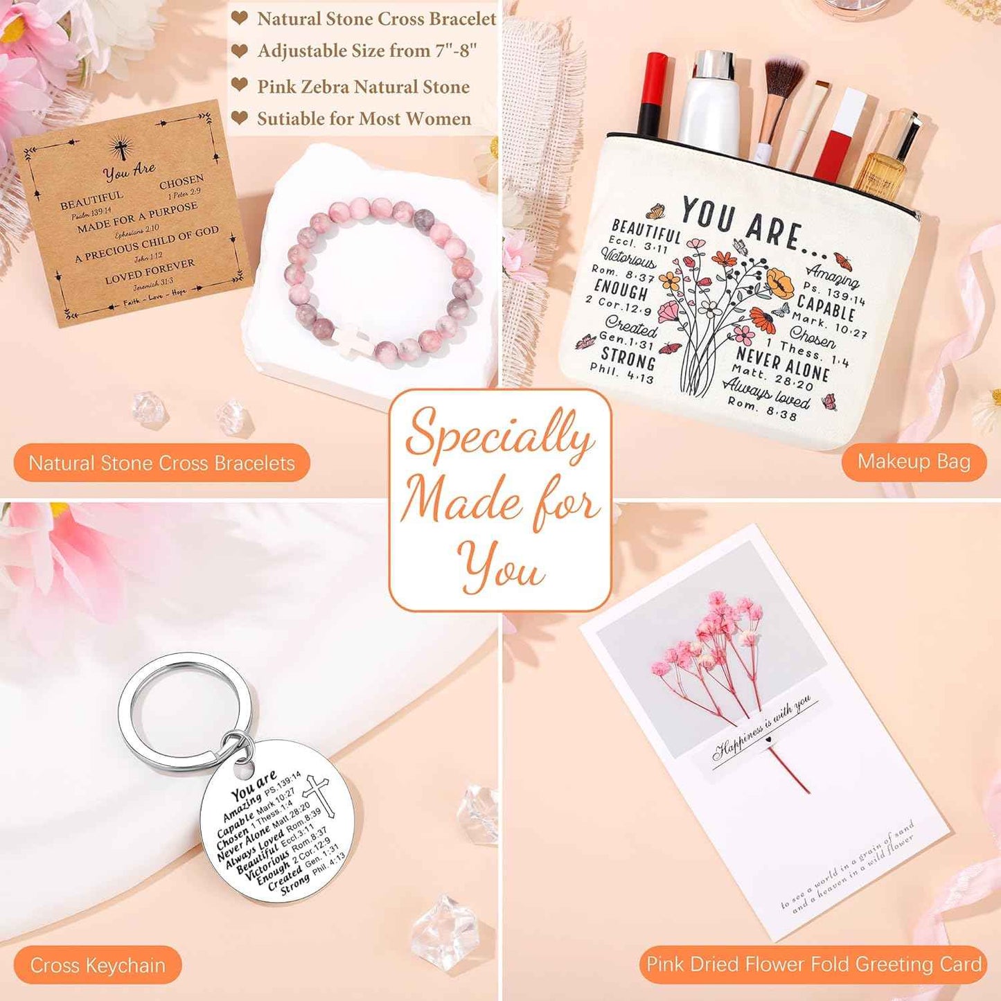 Christian Religious Gifts for Women, Valentines Mothers Day Birthday Graduation Gifts for Her Women, Best Friend Sister Mom Christmas Easter Friendship Faith Ideas Present