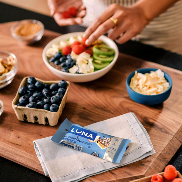LUNA Bar Variety Pack 12 Count Gluten Free Non GMO Protein Bars