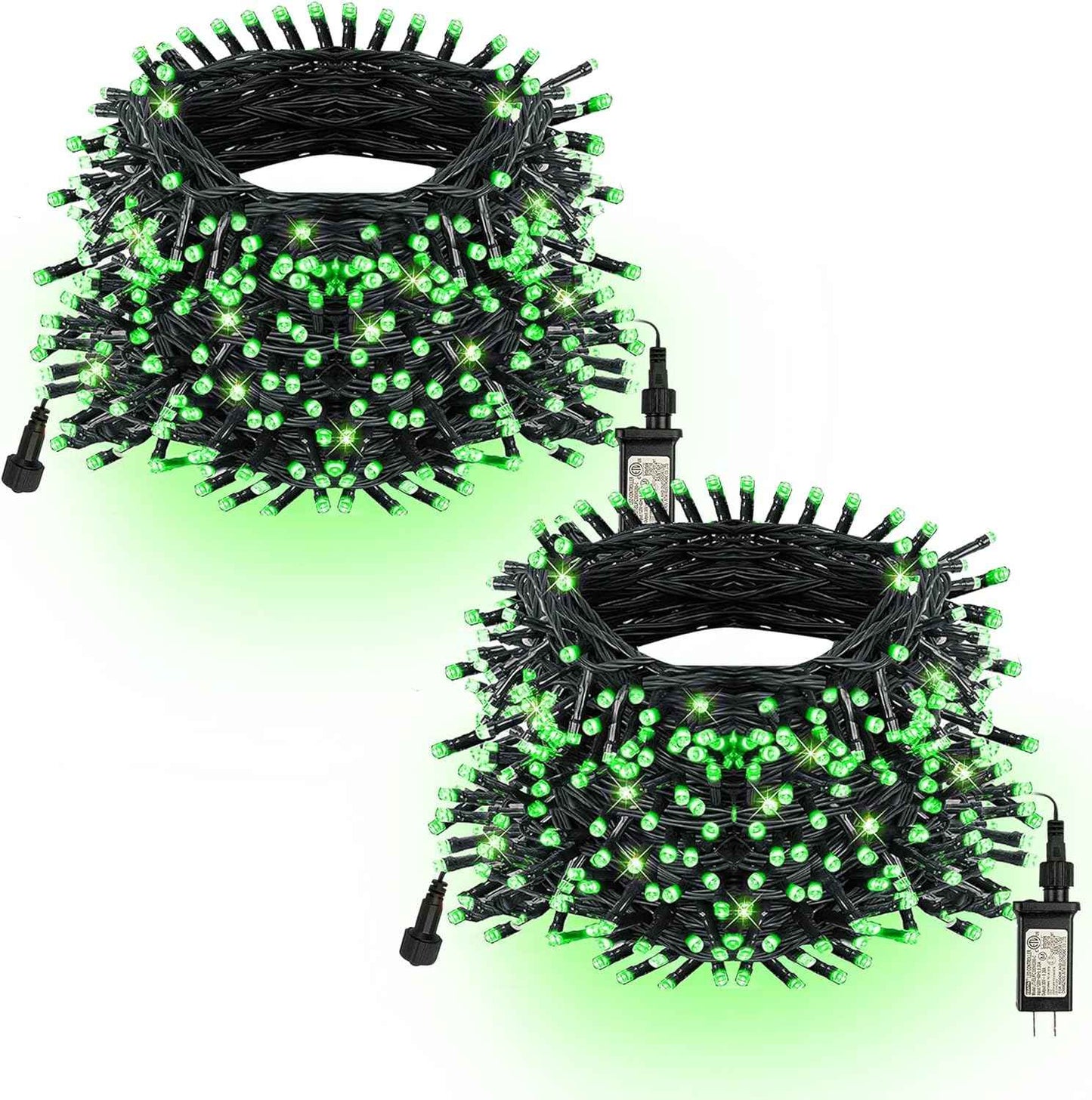 TW SHINE 200 LED Christmas Lights, 66FT Multi-Colored Outdoor Plug-In String Lights with 8 Modes, Waterproof Holiday Décor for Yard, House & Parties