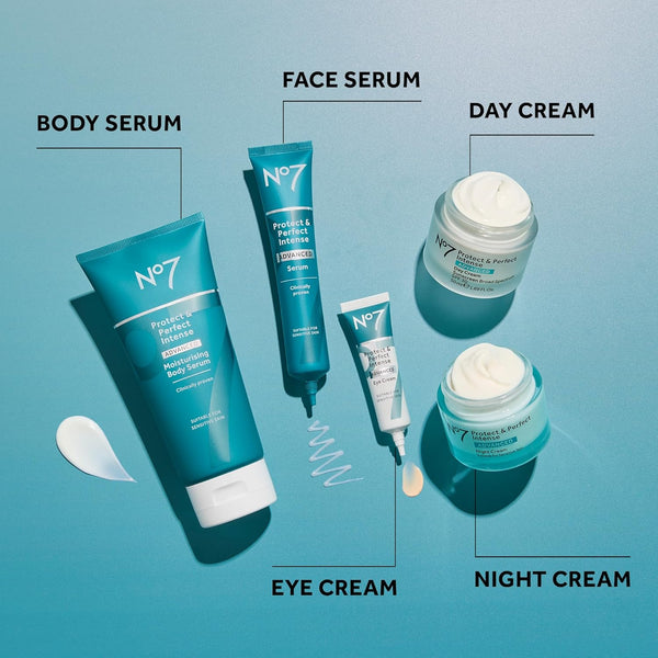 No7 protect & perfect intense advanced face cream with hyaluronic acid & collagen peptide technology 1.69 oz