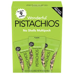 Wonderful No Shells Pistachios 3 Flavors Variety Pack Roasted Salted Chili Honey 9 x 0.75 Ounce Gluten Free Healthy Snacks