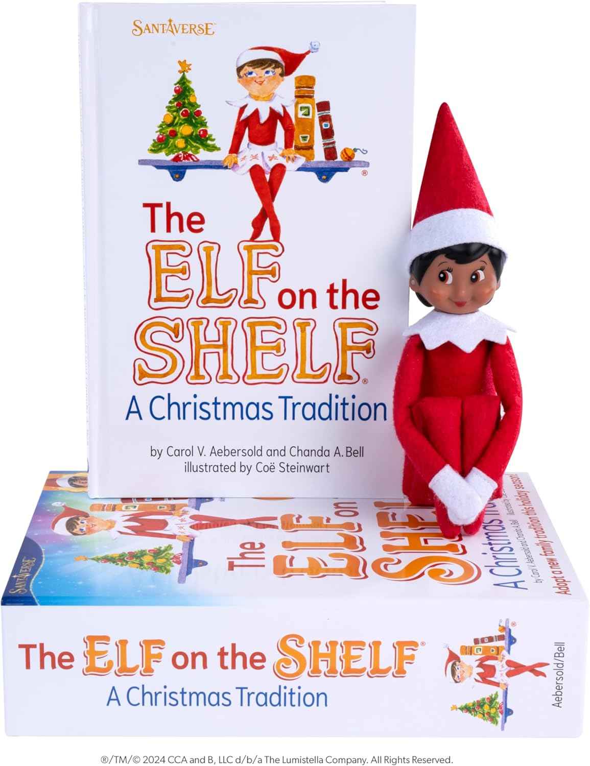 The Elf on the Shelf: A Christmas Tradition - Boy Scout Elf with Blue Eyes - Includes Artfully Illustrated Storybook, Keepsake Box and Official Adoption Certificate
