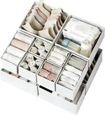 Drawer Organizer Clothes 12 Pack for Nursery Bedroom Closet Organization