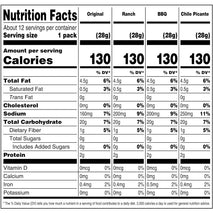 Corn Nuts Variety Pack, 12 Individual Packs, 1oz Each, Original, Ranch, BBQ, and More