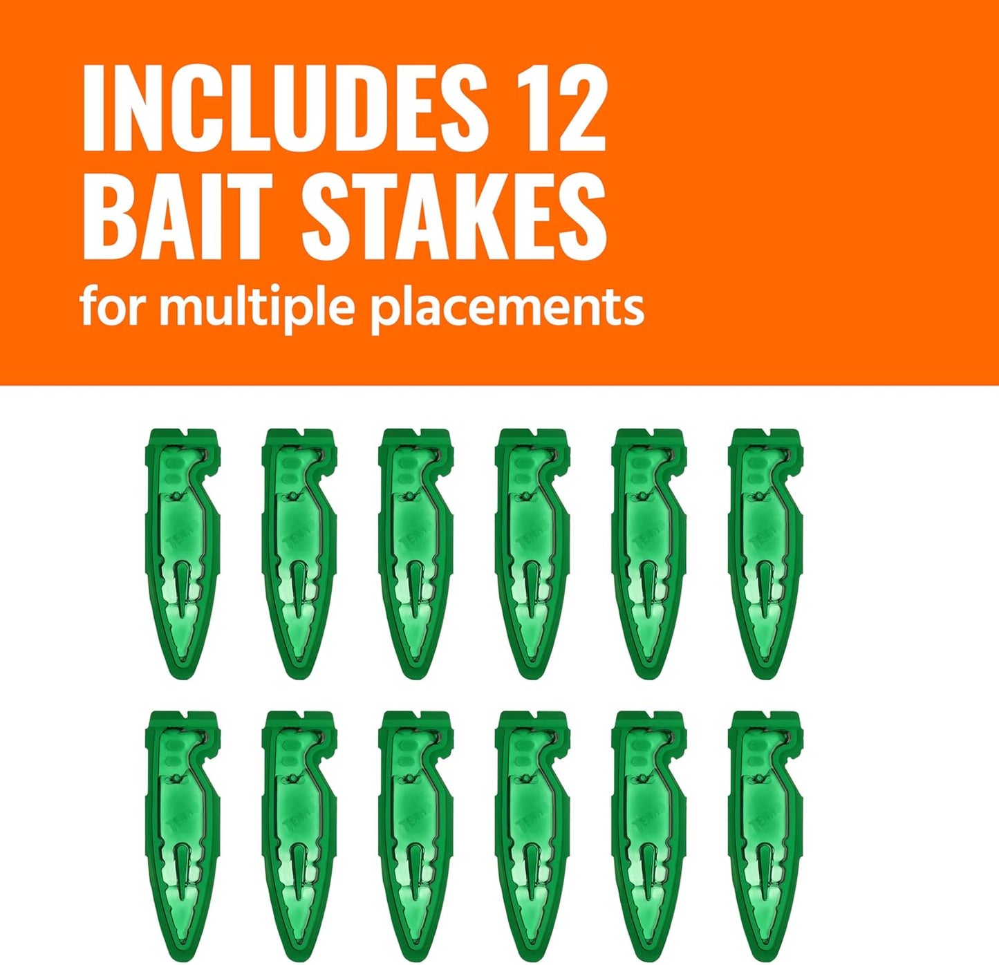 TERRO Liquid Ant Baits - T1813B - Outdoor Ready-to-Use Terro Ant Traps, Kills Household Ants, 12 Stakes