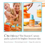 bliss vitamin c tri-peptide brightening barrier boost complex 15% radiant firm skin anti-aging face serum 1 fl oz
