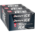 dentyne ice arctic chill sugar free gum, 9 packs of 16 pieces each, 144 total pieces