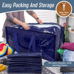 Extra Heavy Duty Large Moving Bags with Strong Zipper and Comfortable Handles