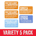 Hormel Compleats Protein Variety Pack (Pack of 5) - Ready-to-Eat Microwave Meals for Lunch or Dinner
