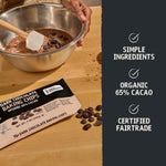 Hu Dark Chocolate Baking Chips, Organic 65% Cacao, 7oz - Unprocessed, Non-GMO, Vegan