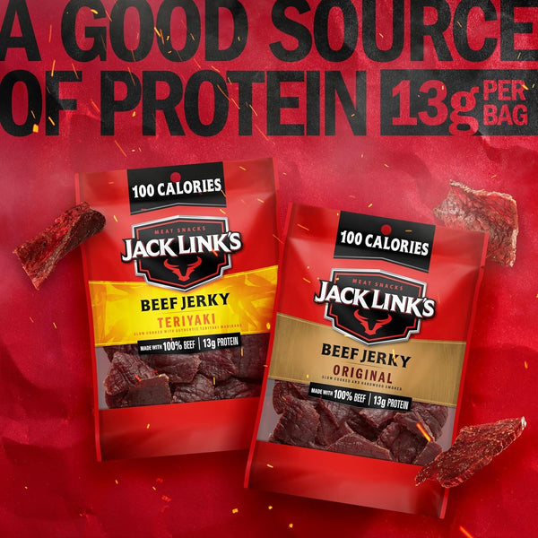 Jack Link's Beef Jerky Variety Pack with Original and Teriyaki Flavors