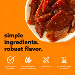 Golden Island Korean BBQ Pork Jerky 2 Pack 9 oz Resealable Bag