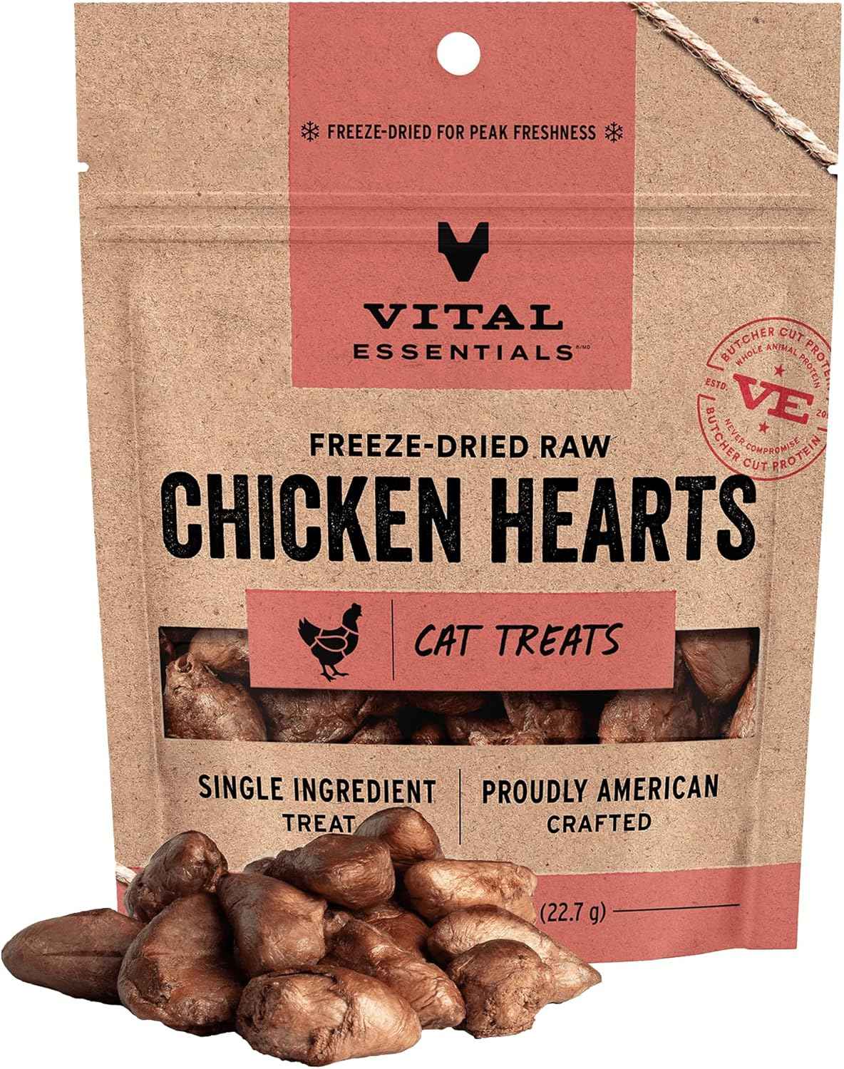 Vital Essentials Minnows Cat Treats, 0.5 oz | Freeze-Dried Raw | Single Ingredient | Grain Free, Gluten Free, Filler Free